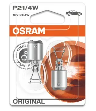 АВТОМОБИЛНА ЛАМПА 7225 P21/4W 12V BAZ15d DUOBLISTER OSRAM