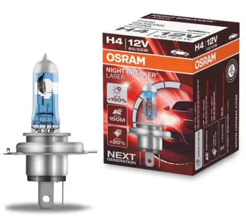 АВТОМОБИЛНА ЛАМПА 64193NL H4 60/55W 12V P43T BOX OSRAM