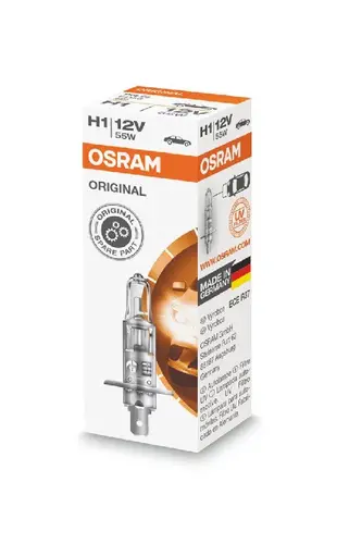 Λάμπα αυτοκινήτου 64150 H1 55W 12V P14,5s BOX OSRAM - 1
