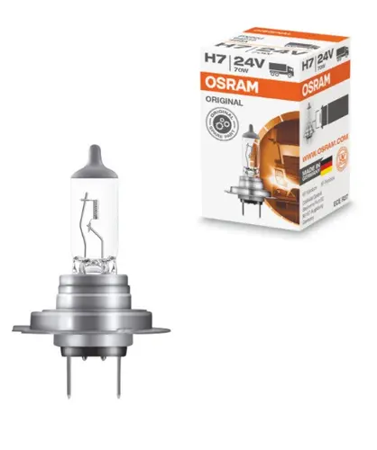 АВТОМОБИЛНА ЛАМПА 64215 H7 70W 24V PX26d BOX OSRAM