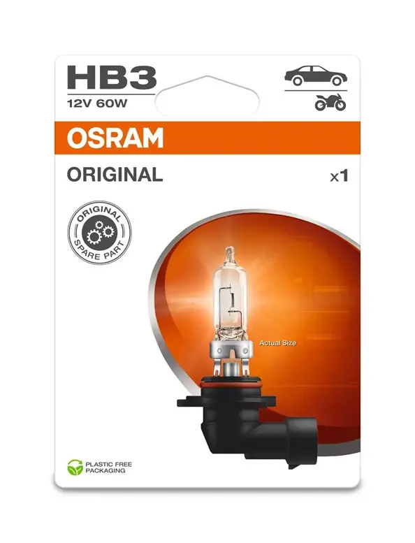 АВТОМОБИЛНА ЛАМПА 9005 HB3 60W 12V P20D BLISTER OSRAM - image 1