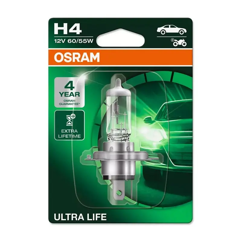 АВТОМОБИЛНА ЛАМПА 64193ULT H4 60/55W 12V P43t BLISTER OSRAM - image 1
