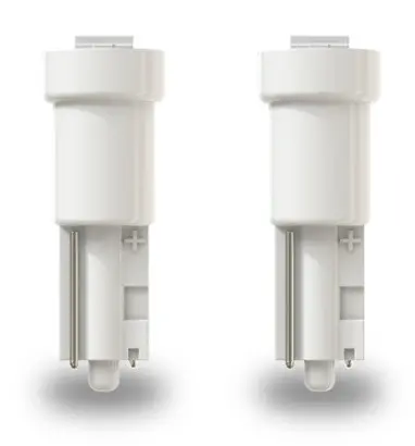 КОМПЛЕКТ 2бр. LED ЛАМПИ 2723DWP-02B W2.3W/T5 6000K 12V 0.25W W2X4.6D - image 1
