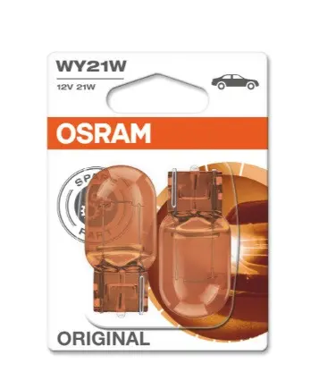 АВТОМОБИЛНА ЛАМПА 7504 WY21W 21W 12V WX3X16D DUOBLISTER OSRAM - image 1