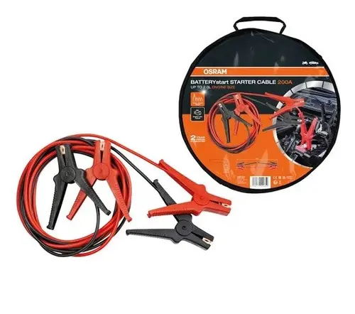 КАБЕЛИ ЗА ТОК OSC101 КАБЕЛИ 200A ДО 2.0L 6/12V AL OSRAM