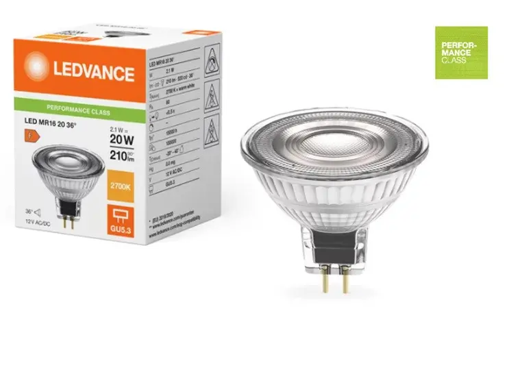 LED λάμπα MR16 20 36 P 2.1W 827 GU5.3 LEDVANCE