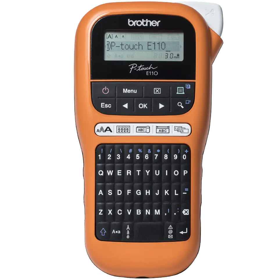 ЕТИКЕТЕН ПРИНТЕР BROTHER P-touch PTE110VP (PT-E110VP) - С КИРИЛИЦА - PN PTE110VPR1 (PT-E110VPR1)