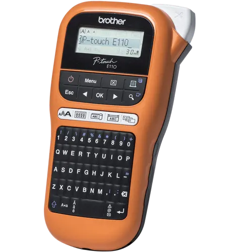 IMPRIMANTĂ DE ETICHETE BROTHER P-touch PTE110VP (PT-E110VP) - CU CHIRILICE - PN PTE110VPR1 (PT-E110VPR1) - 2