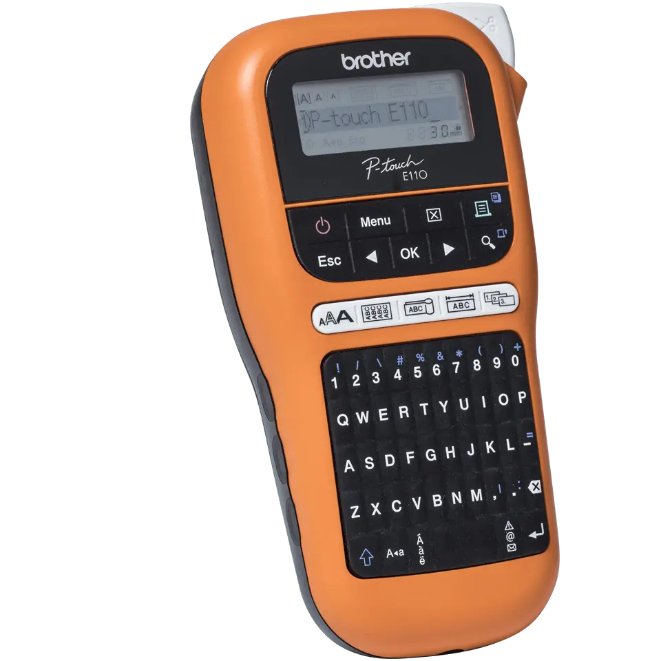ЕТИКЕТЕН ПРИНТЕР BROTHER P-touch PTE110VP (PT-E110VP) - С КИРИЛИЦА - PN PTE110VPR1 (PT-E110VPR1) - image 2