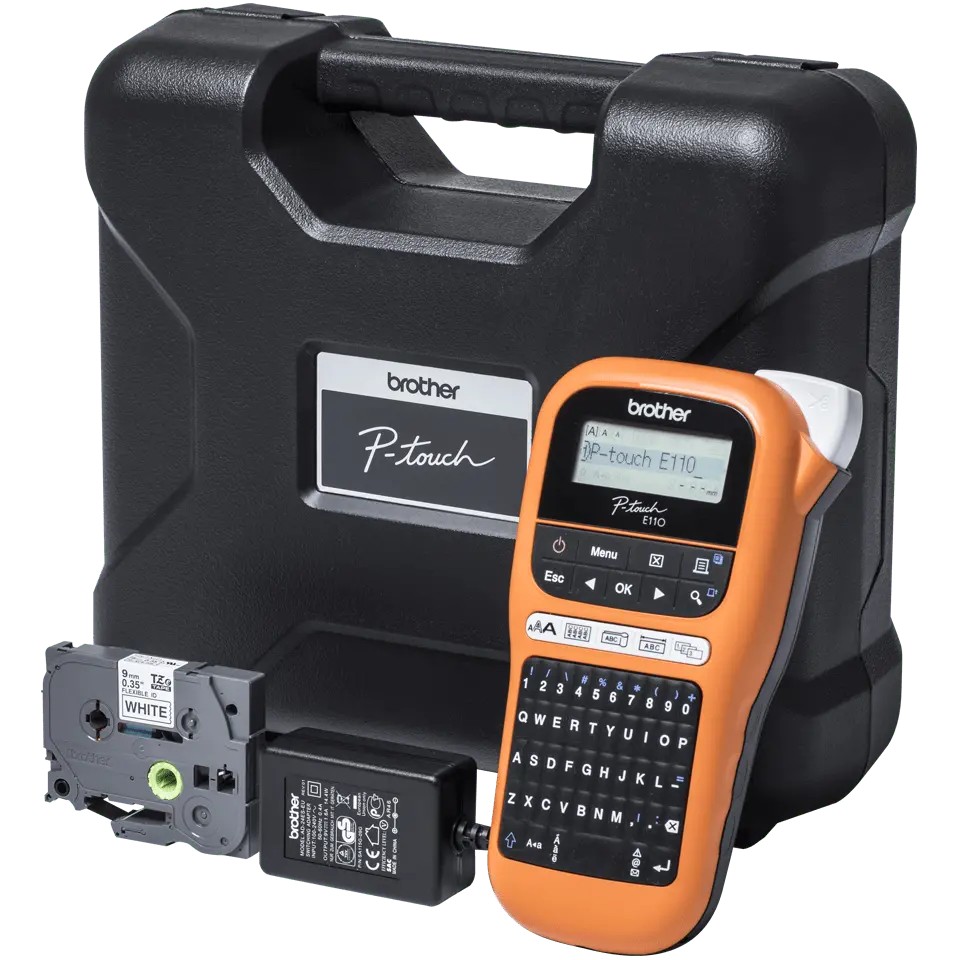 ЕТИКЕТЕН ПРИНТЕР BROTHER P-touch PTE110VP (PT-E110VP) - С КИРИЛИЦА - PN PTE110VPR1 (PT-E110VPR1) - image 3