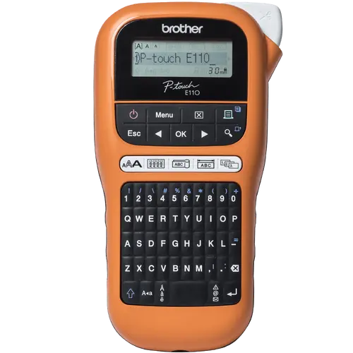 ΕΚΤΥΠΩΤΗΣ ΕΤΙΚΕΤΩΝ BROTHER P-touch PTE110VP (PT-E110VP) - ΜΕ ΚΥΡΙΛΛΙΚΟΥΣ ΧΑΡΑΚΤΗΡΕΣ - PN PTE110VPR1 (PT-E110VPR1) - 1