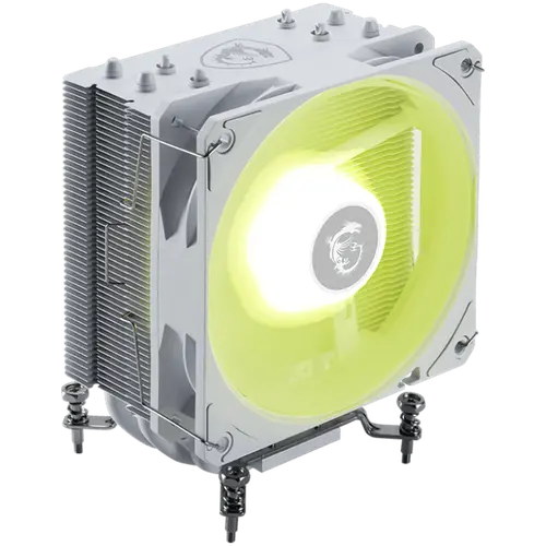 MSI MAG COREFROZR AA13 WHITE, 1x120mm ARGB Fan, TDP 240W, Direct Touch Heat-pipes, Intel LGA 1700/1851, AMD AM5/AM4, White, 3Y Warranty - image 1