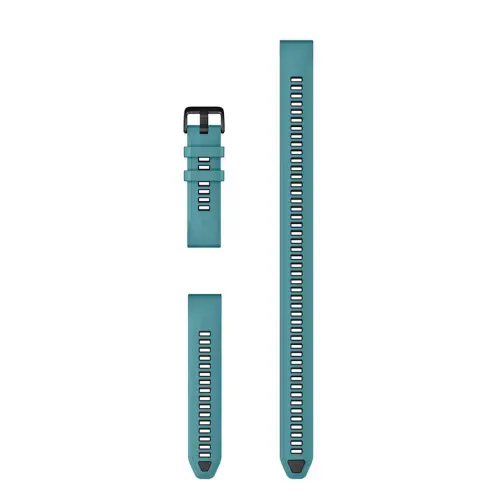 Garmin QuickFit® 20 силиконова каишки - Turquoise (комплект за гмуркане от 3 части) 010-14412-00