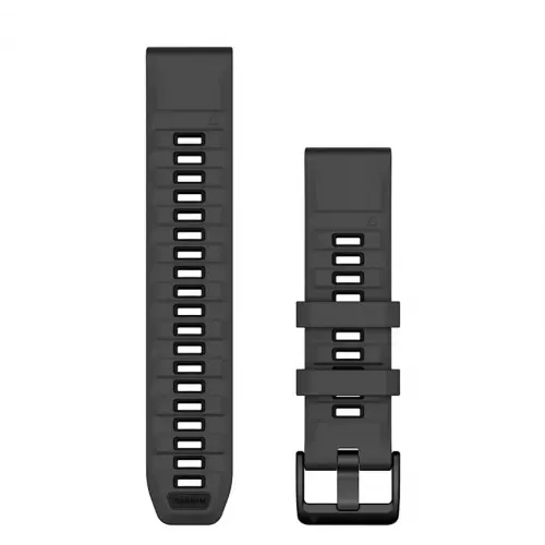 Garmin QuickFit® 26 Graphite/black силиконова каишка 010-13393-10