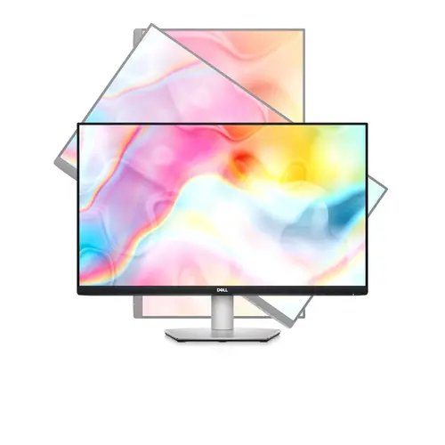 Монитор, Dell S2722QC, 27" IPS Anti-Glare, LED, 4ms, 1000:1, 350 cd/m2, UHD 4K (3840x2160), 99% sRGB, AMD FreeSync, HDMI, USB-C, USB 3.2 hub, Speakers, Height Adjustable, Pivot, Swivel, Tilt, Black - image 3
