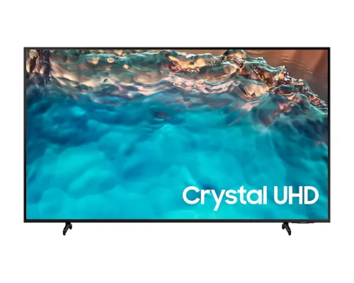 Телевизор, Samsung 75" 75BU8072 4K UHD LED TV, SMART, Crystal Processor 4K, 2200 PQI, HDR 10+, Mega Contrast, Q-Symphony, Dolby Digital Plus , 3xHDMI, 2xUSB, Wi-Fi 5, Bluetooth 5.2, Frameless, Tizen, Black