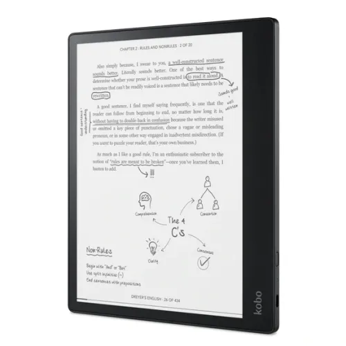 Четец за Е-книги, Kobo Elipsa e-Book Reader Pack|E Ink Carta 1200 touchscreen 10.3 inch + Stylus and SleepCover - image 1