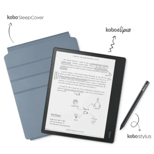 Четец за Е-книги, Kobo Elipsa e-Book Reader Pack|E Ink Carta 1200 touchscreen 10.3 inch + Stylus and SleepCover