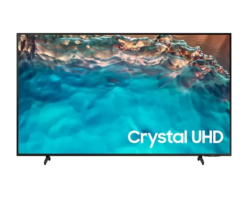 Телевизор, Samsung 55" 55BU8002 4K UHD LED TV, SMART, Crystal Processor 4K, 2200 PQI, HDR 10+, Mega Contrast, Dolby Digital Plus, Q-Symphony, 3xHDMI, 2xUSB, WiFi 5, Bluetooth 5.2, Tizen, Black