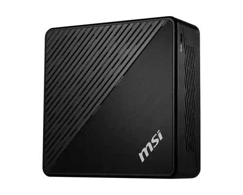 Настолен компютър, MSI CUBI 5 10M-415EU, Intel Core i3-10110U, 2.10 GHz, RAM 8GB (1x8, 2x DDR4 2666MHz SO-DIMMs, up to 64GB), UHD Graphics, SSD M.2 PCIE 256GB, 802.11 AX, BT 5, TPM 2.0 Firmware, Windows 11 Home, 65W PSU, 124 X 124 X 53.7 mm, 0.55 kg, VESA 100, Black - image 4