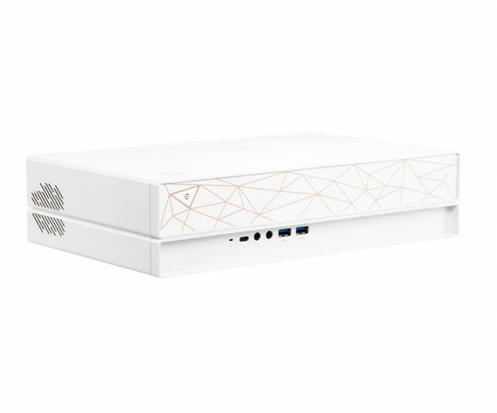 Настолен компютър, MSI Creator P50 11SI-005EU, i5-11400 (6C/12T, up to 4.40 GHz, 12 MB), MSI GeForce GTX 1660 SUPER AERO ITX 6GB GDDR6 (1785 MHz/14 Gbps), B560, DDR4 3200MHz 16GB 3200 (8Gx2), 1TB HDD, 512GB SSD, WIFI 6E, BT 5.2, Windows 10 PRO, 230W PSU, 2Y, 4.72L, WHITE - image 2