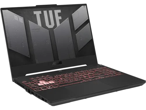Лаптоп, Asus TUF A15 FA507RM-HN082, AMD Ryzen 7 6800H  (8-core/16-thread, 20MB cache, up to 4.7 GHz max boost)), 15.6" FHD AG (1920x1080)144Hz, 16GB DDR5 4800MHz (2x8 GB), PCIE NVME 512 GB M.2 SSD, NVIDIA GeForce RTX 3060 GDDR6, WiFi 6, RGB Illum. Kbd, no OS, Me - image 1