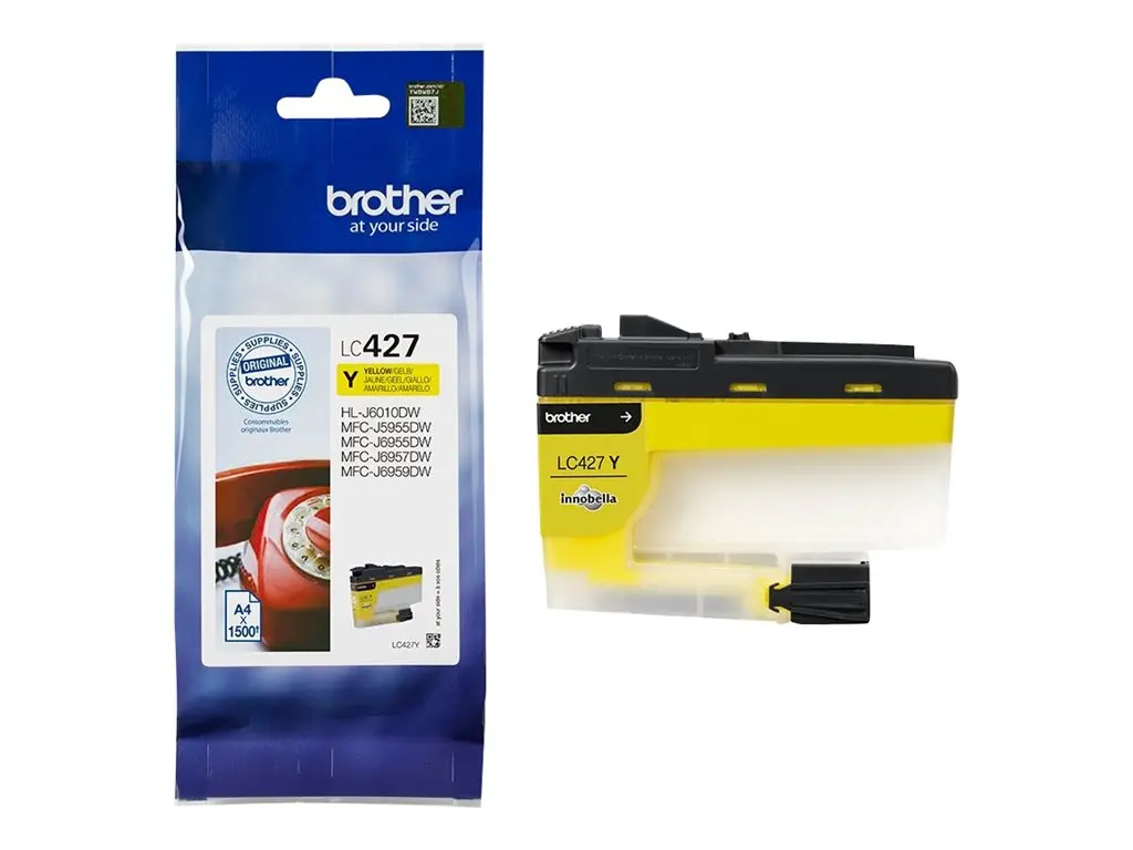 Консуматив, Brother LC-427Y Yellow Ink Cartridge - image 2