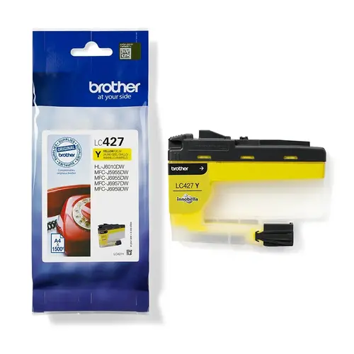 Консуматив, Brother LC-427Y Yellow Ink Cartridge - image 2