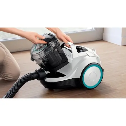 Прахосмукачка, Bosch BGC21HYG1, SER4 Bagless vacuum cleaner ProHygienic, 550 W, 2.0 L, 76 dB(A), White - image 2