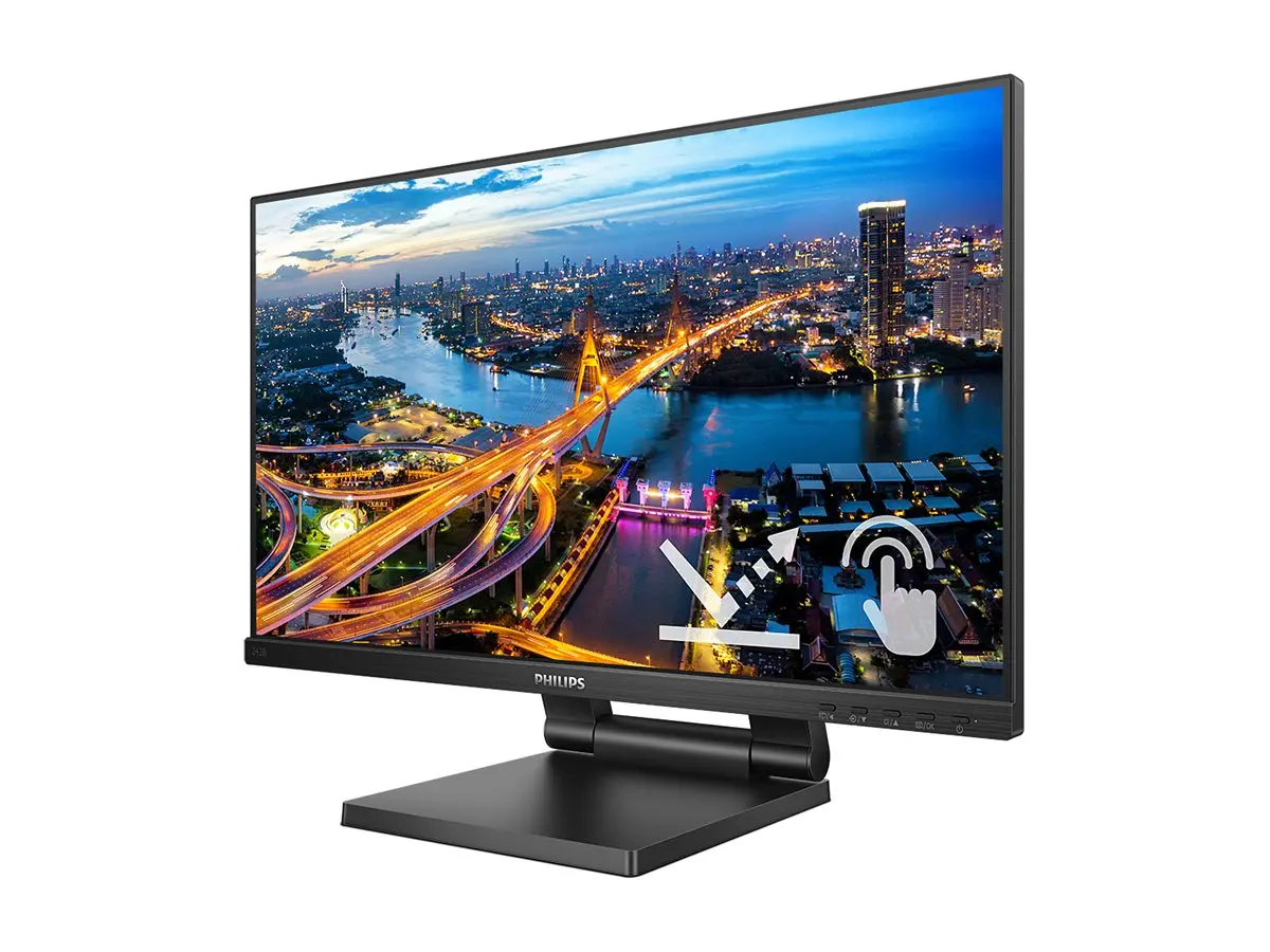 Monitor, Philips 242B1TC/00, 23.8" Touch (anti-glare), IPS, WLED, 1920x1080@75Hz, 4ms GTG, 250cd m/2, 1000:1, DCR 50M:1, FlickerFree, Low Blue Mode - image 1