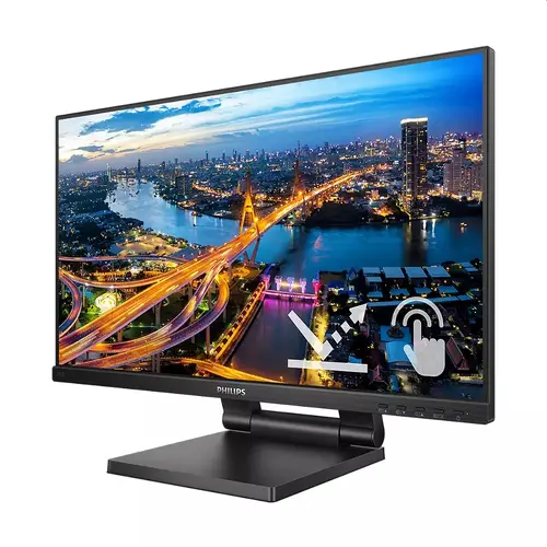 Монитор, Philips 242B1TC/00, 23.8" Touch (anti-glare), IPS, WLED, 1920x1080@75Hz, 4ms GTG, 250cd m/2, 1000:1, DCR 50M:1, FlickerFree, Low Blue Mode, 2Wx2, Tilt, Height Adjust, D-SUB, HDMI, DP, USB hub - image 1