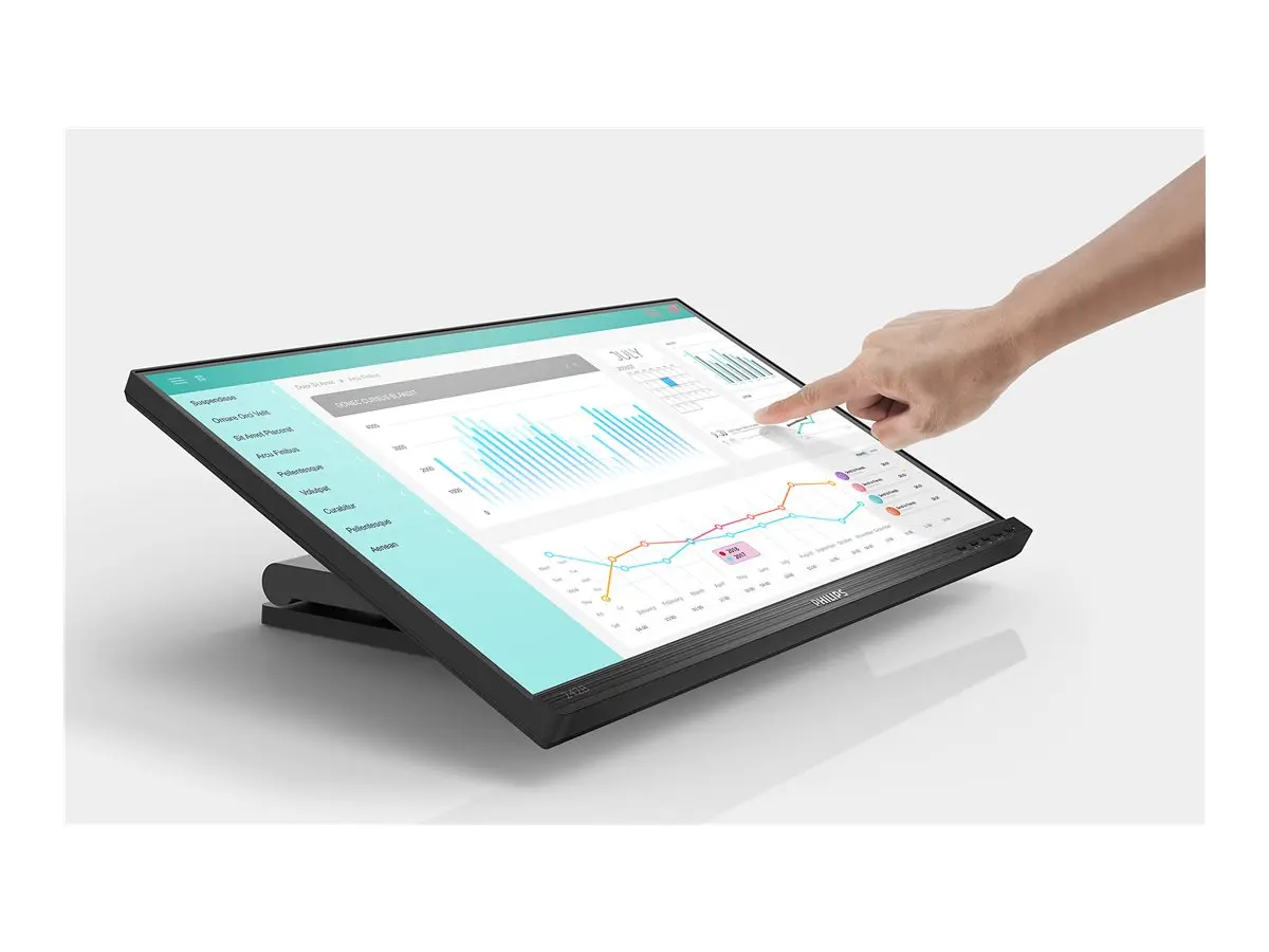 Οθόνη, Philips 242B1TC/00, 23.8" Αφής (anti-glare), IPS, WLED, 1920x1080@75Hz, 4ms GTG, 250cd m/2, 1000:1, DCR 50M:1, FlickerFree, Low Blue Mode - image 7