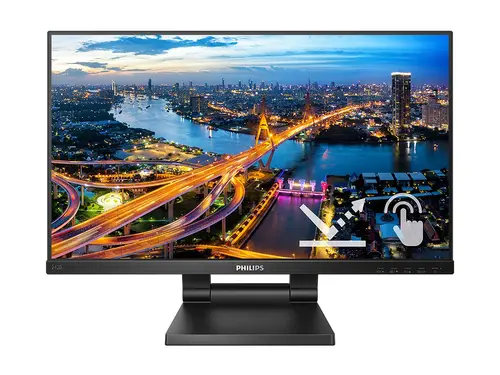 Monitor, Philips 242B1TC/00, 23.8" Touch (anti-glare), IPS, WLED, 1920x1080@75Hz, 4ms GTG, 250cd m/2, 1000:1, DCR 50M:1, FlickerFree, Low Blue Mode - 1