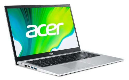 Лаптоп, Acer Aspire 3, A315-35-P0NK, Intel Pentium Silver N6000 (up to 3.3GHz, 4MB), 15.6" FHD (1920x1080) IPS AG, Cam&Mic, 4 GB DDR4, 256GB SSD PCIe, Intel UHD Graphics, 802.11ac, BT 5.0, Linux, Silver - image 1