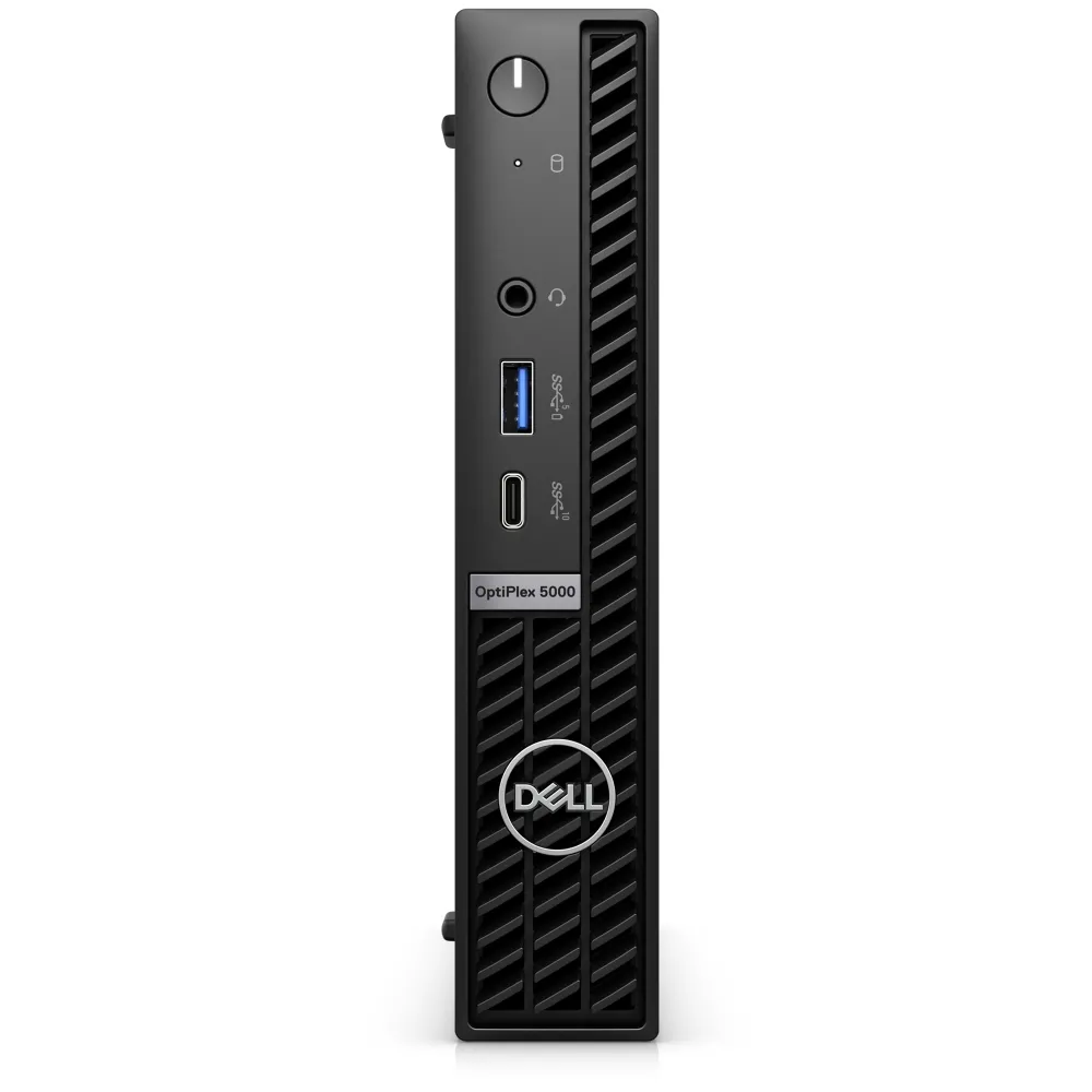 Настолен компютър, Dell OptiPlex 5000 MFF, Intel Core i5-12500T (6 Cores/18MB/2.0GHz to 4.4GHz), 8GB DDR4, 256GB SSD PCIe M.2, Integrated Graphics, Wi-Fi 6E, BT, Keyboard&Mouse, Win 11 Pro, 3Y PS - image 2