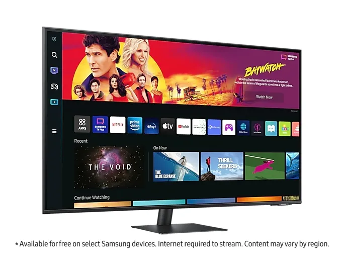 Монитор, Samsung 43BM700, 43" VA LED, SMART, 60 Hz, 4 ms GTG, 3840x2160, 300 cd/m2, 5000:1, HDR 10, Eye Saver, Flicker Free, Auto Source Switch+, USB-C, 3xUSB 2.0, 2xHDMI 1.4, Wi-Fi 5, Bluetooth 4.2, Speakers, 178°/178°, Black - image 3