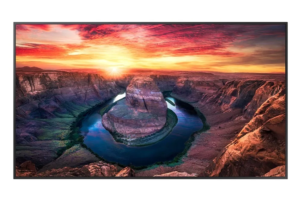 Широкоформатен дисплей, Samsung LFD QM65B, 65", 24/7, 8ms, 500 nit, 3840x2160 UHD, WiFi, Bluetooth, Built in Speaker(10W + 10W), DVI-D, DP 1.2 , HDMI