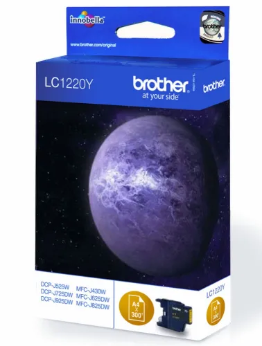 Консуматив, Brother LC-1220Y Ink Cartridge for DCP-J525W/DCP-J725DW/DCP-J925DW/MFC-J430W