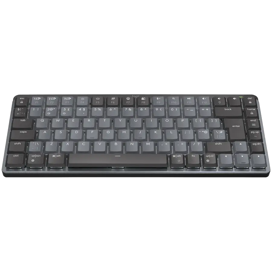 Клавиатура, Logitech MX Mechanical Mini Minimalist Wireless Illuminated Keyboard - GRAPHITE - US INT'L - EMEA - image 1