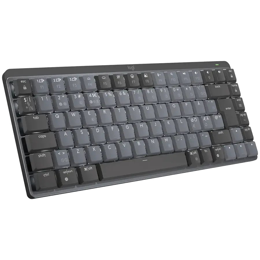 Клавиатура, Logitech MX Mechanical Mini Minimalist Wireless Illuminated Keyboard - GRAPHITE - US INT'L - EMEA - image 2