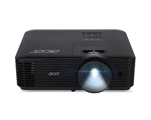 Мултимедиен проектор, Acer Projector X1128i, DLP, SVGA (800 x 600), 4500 ANSI Lm, 20 000:1, 3D, Auto keystone, included wifi dongle, 24/7 operation, Wifi, HDMI, VGA in, RCA, RS232, Audio in/out, DC Out (5V/1A), 3W Speaker, 2.7kg, Black+Logitech Wireless Presenter R400 - image 2
