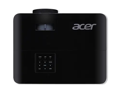 Мултимедиен проектор, Acer Projector X1128i, DLP, SVGA (800 x 600), 4500 ANSI Lm, 20 000:1, 3D, Auto keystone, included wifi dongle, 24/7 operation, Wifi, HDMI, VGA in, RCA, RS232, Audio in/out, DC Out (5V/1A), 3W Speaker, 2.7kg, Black+Logitech Wireless Presenter R400 - image 3