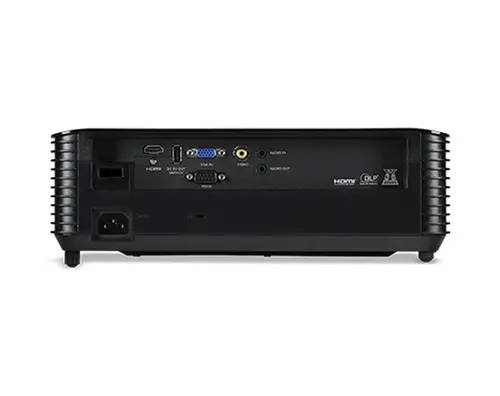 Мултимедиен проектор, Acer Projector X1128i, DLP, SVGA (800 x 600), 4500 ANSI Lm, 20 000:1, 3D, Auto keystone, included wifi dongle, 24/7 operation, Wifi, HDMI, VGA in, RCA, RS232, Audio in/out, DC Out (5V/1A), 3W Speaker, 2.7kg, Black+Logitech Wireless Presenter R400 - image 4
