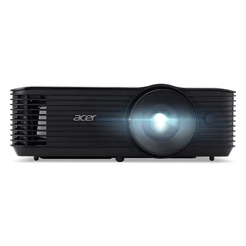 Мултимедиен проектор, Acer Projector X1128i, DLP, SVGA (800 x 600), 4500 ANSI Lm, 20 000:1, 3D, Auto keystone, included wifi dongle, 24/7 operation, Wifi, HDMI, VGA in, RCA, RS232, Audio in/out, DC Out (5V/1A), 3W Speaker, 2.7kg, Black+Logitech Wireless Presenter R400