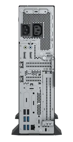 Настолен компютър, Fujitsu ESPRIMO D9011 8.3 liters, Intel Core i7-11700, 1x16GB DDR4-3200, SSD PCIe 512GB M.2 NVMe SED(G4), DVD SMulti, SD Card Sl USB 3.0, Intel Wi-Fi 6 AX210 BT5.2 vPro, CK (EU+), PS PLT 300W, 2xLP Slot, Office 1mth Trial, Opt USB mouse blk, Win10 Pro - image 2