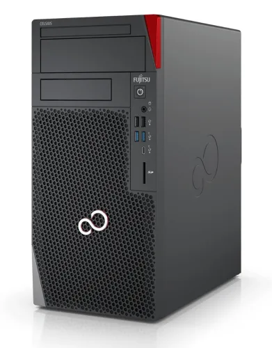 Работна станция, Fujitsu CELSIUS W5011, Intel Core i7-11700K HE CPU, 32GB (2x16GB) DDR4-3200, MCReader 15in1 3.5"Bay /SSD PCIe 512GB M.2 NVMe SED(Gen4), DVD SupMulti, Intel Wi-Fi 6 AX210 BT5.2vPr, CK(EU+), PS PLATINUM 680W, Office 1mth Trial, No Mouse, Win10 Pro - image 1