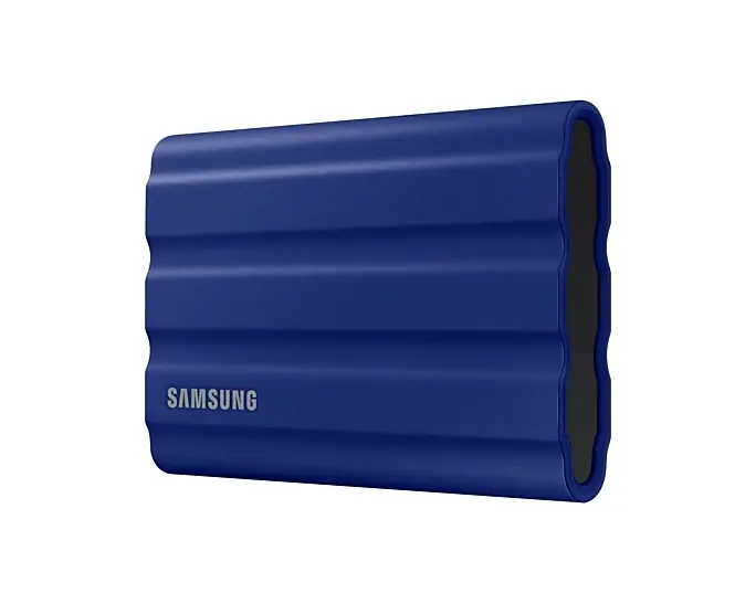Твърд диск, Samsung Portable NVME SSD T7 Shield 1TB , USB 3.2 Gen2, Rugged, IP65, Read 1050 MB/s Write 1000 MB/s, Blue - image 2