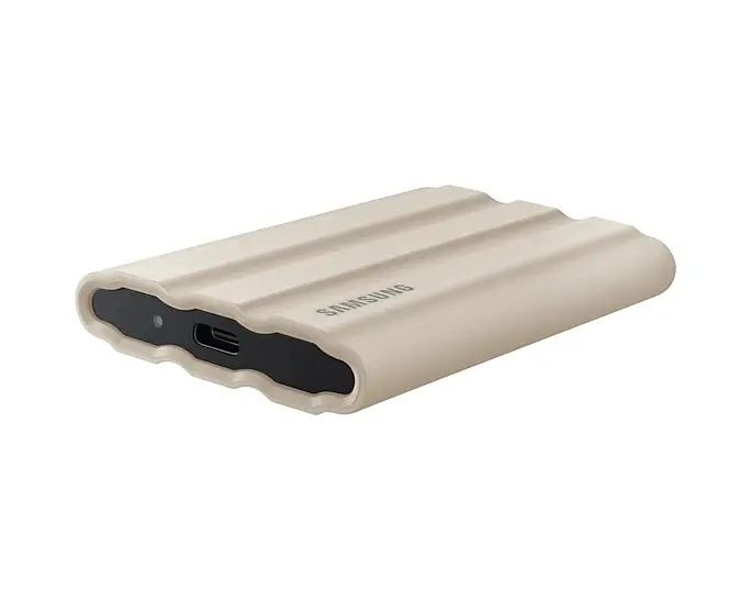 Hard disk, Samsung Portable NVME SSD T7 Shield 1TB , USB 3.2 Gen2, Rugged, IP65, Citire 1050 MB/s Scriere 1000 MB/s, Bej - image 3