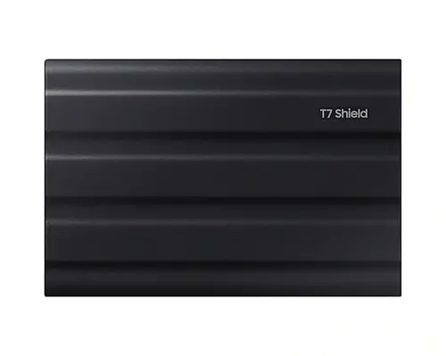 Hard disk, Samsung Portable NVME SSD T7 Shield 1TB, USB 3.2 Gen2, Rugged, IP65, Read 1050 MB/s Write 1000 MB/s, negru - 4