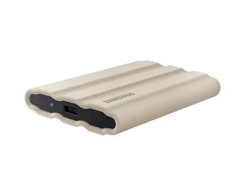 Твърд диск, Samsung Portable NVME SSD T7 Shield 2TB , USB 3.2 Gen2, Rugged, IP65, Read 1050 MB/s Write 1000 MB/s, Beige - image 3
